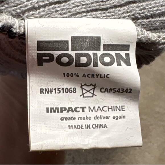 Seattle Seahawks Bud Light Knit Beanie Hat W/ Pom Navy Gray Green NFL Licensed - Picture 5 of 7